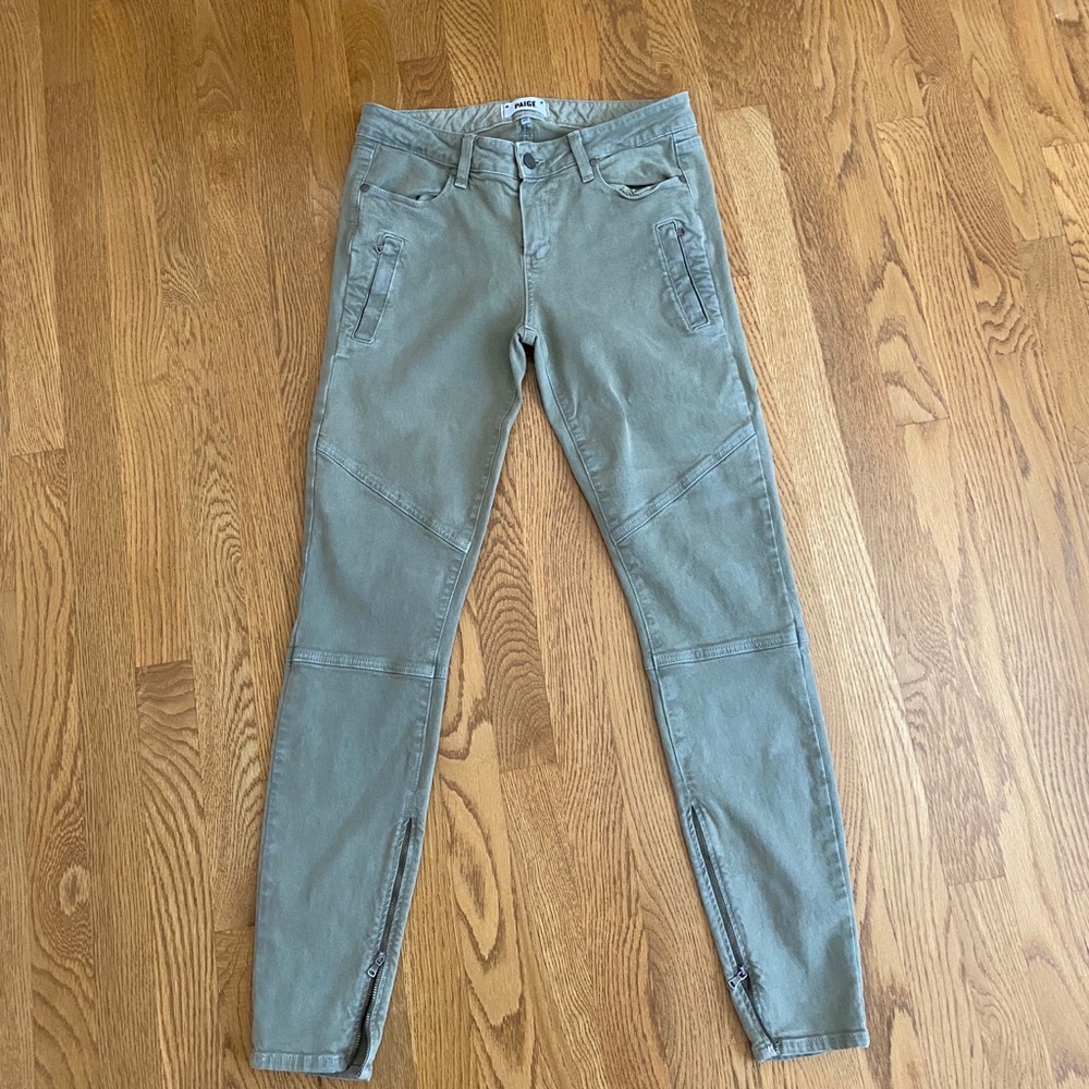 Paige zipper jeans